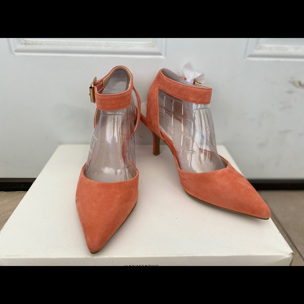 Sole Society Ocean Coral Heels Size 5.5